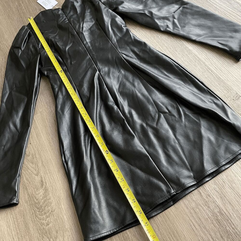 NWT Ronny Kobo Faux Leather Mini Dress XS​​​​​​ - Picture 8 of 10